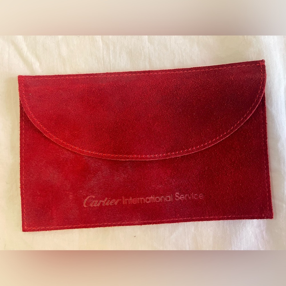 CARTIER TRAVEL POUCH ONLY (NO WATCH)